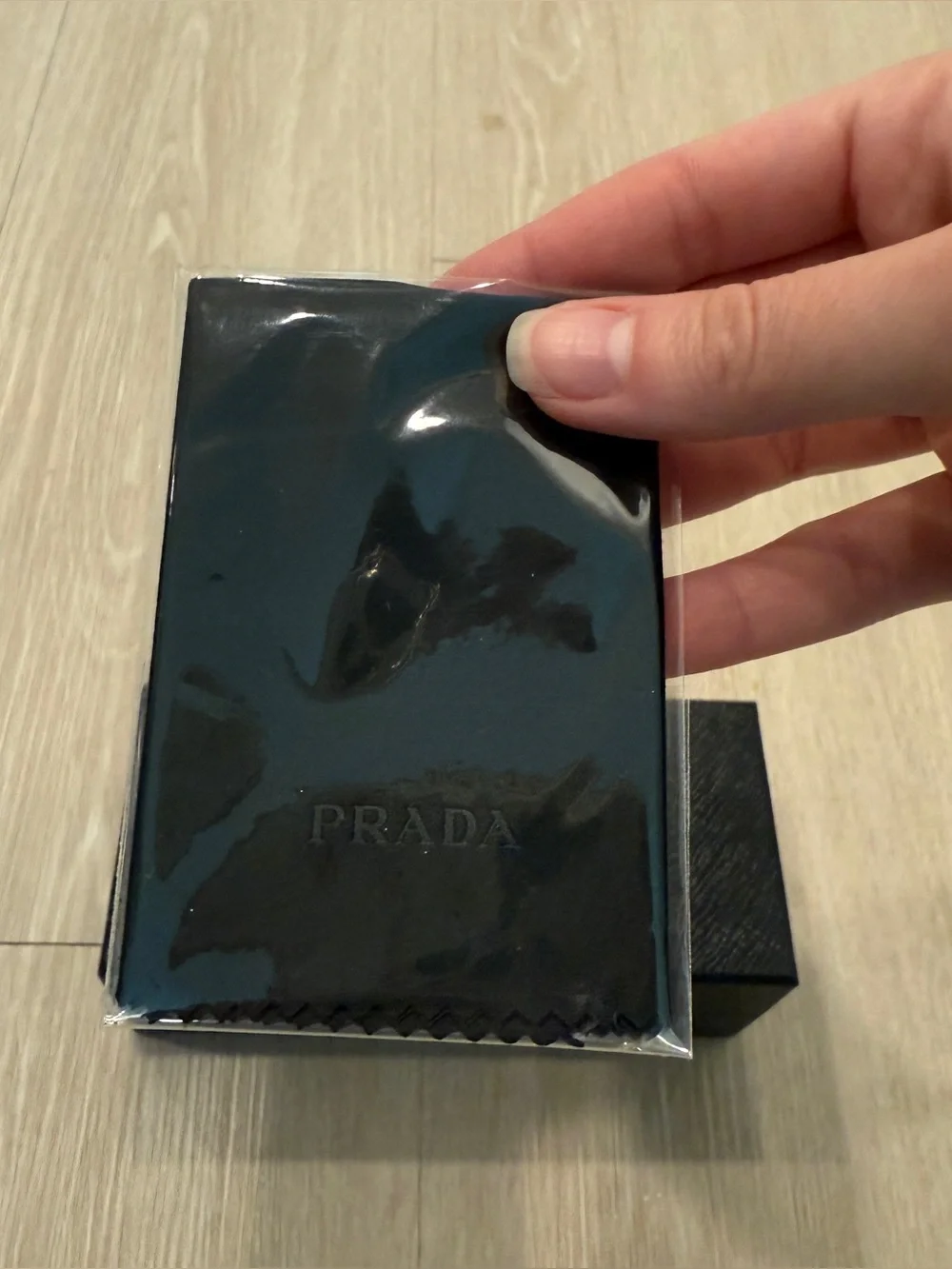 Prada Sunglass Case & Cleaning Cloth